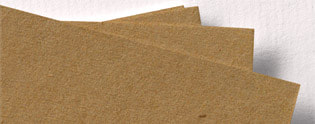 A high-quality, thick 17-point kraft paper stock with a rich tan color. Comprised of 30% post-consumer waste, it is ideal for a postcard with a rustic look.